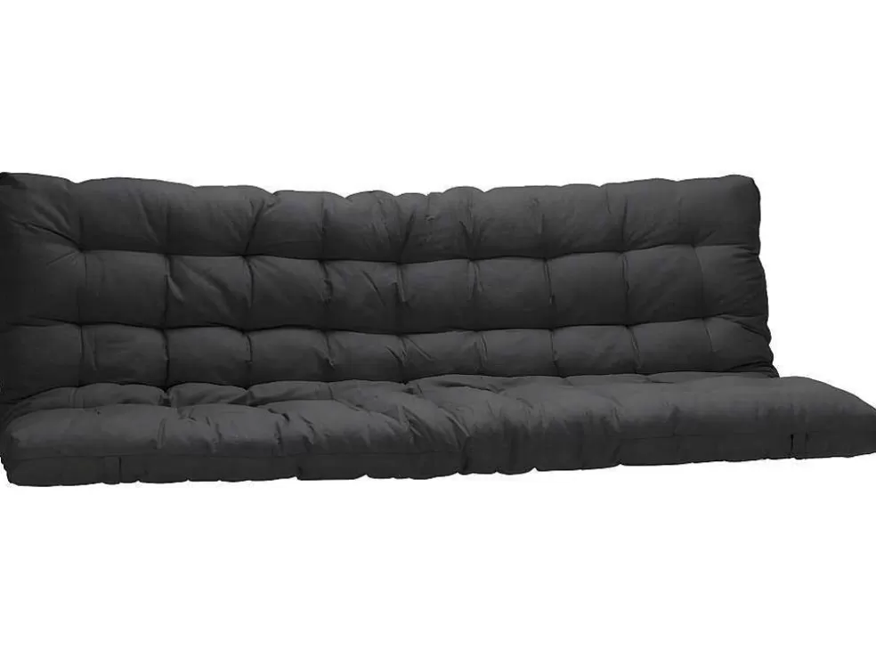 Cheap Hoogslaper 90 X 190 Cm - Met Uitklapbare Bank - Metaal - Zilver + Zwart Futon - Modulo V Kinderbed Hoogslaper