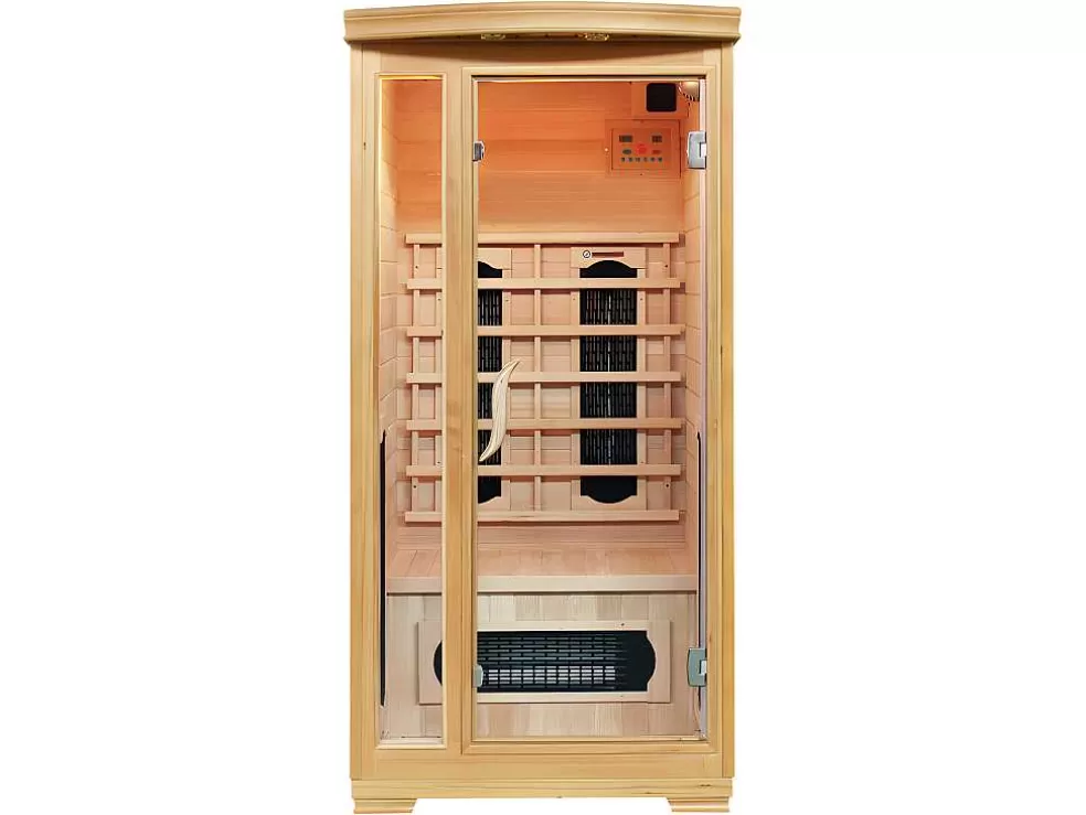 Cheap Infrarood Sauna 1 Plaats Osvald - L90 X D90 X H190 - 1350W Infraroodsauna