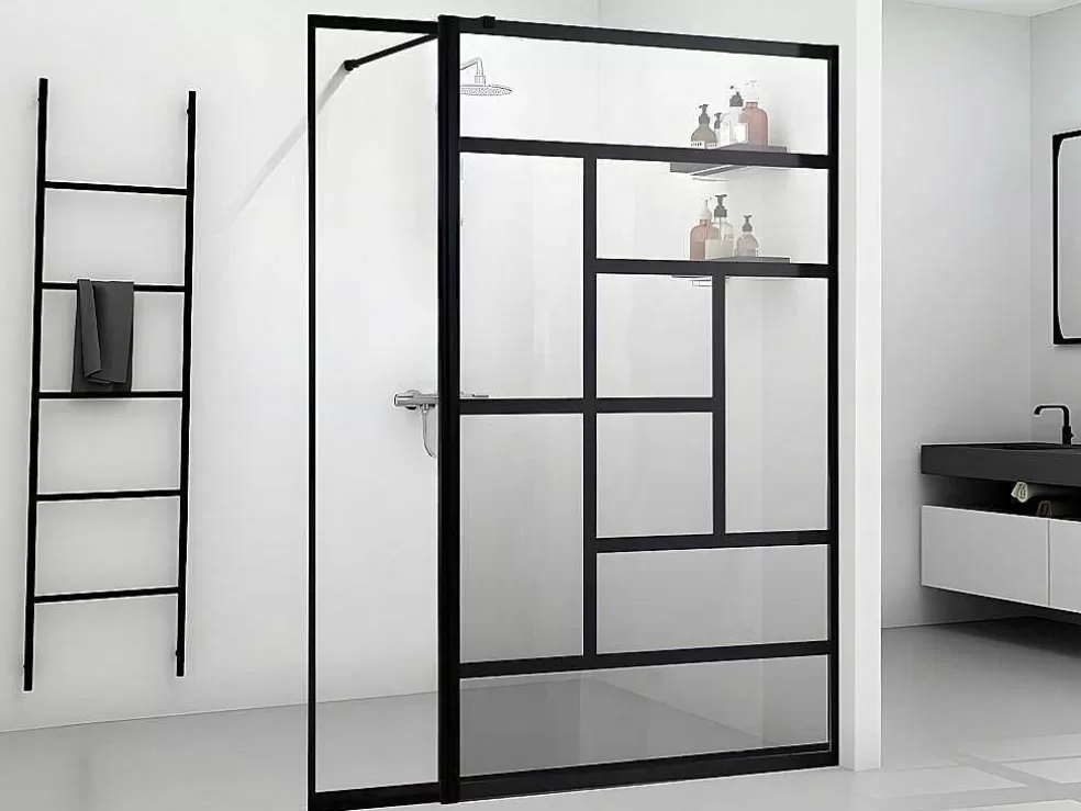 Clearance Italiaans Douchescherm In Industriele Stijl - 140 X 200 Cm - Sefana Douchewand