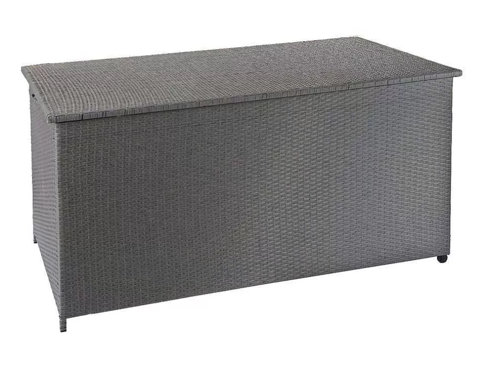 Online Kussenbox Van Polyrattan Mcw-D88 Iii, Premium Grijs, 80X160X94Cm 950L Tuinopslag