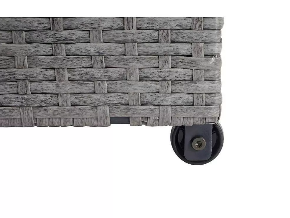 Online Kussenbox Van Polyrattan Mcw-D88 Iii, Premium Grijs, 80X160X94Cm 950L Tuinopslag