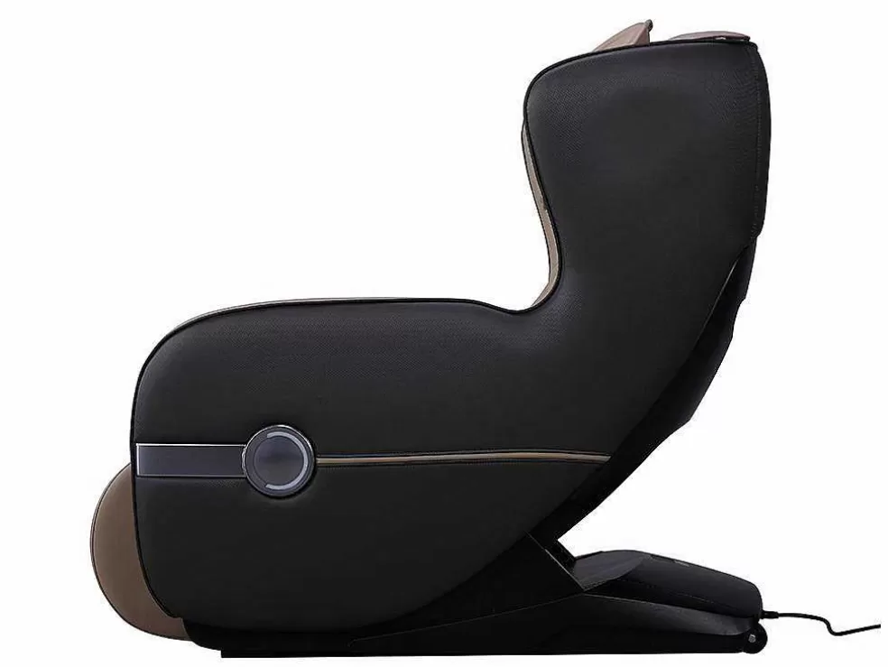 Best Massagestoel Kasou Van Kunstleer Met Led-Verlichting - Met Bluetooth - Beige Fauteuil Kunstleer