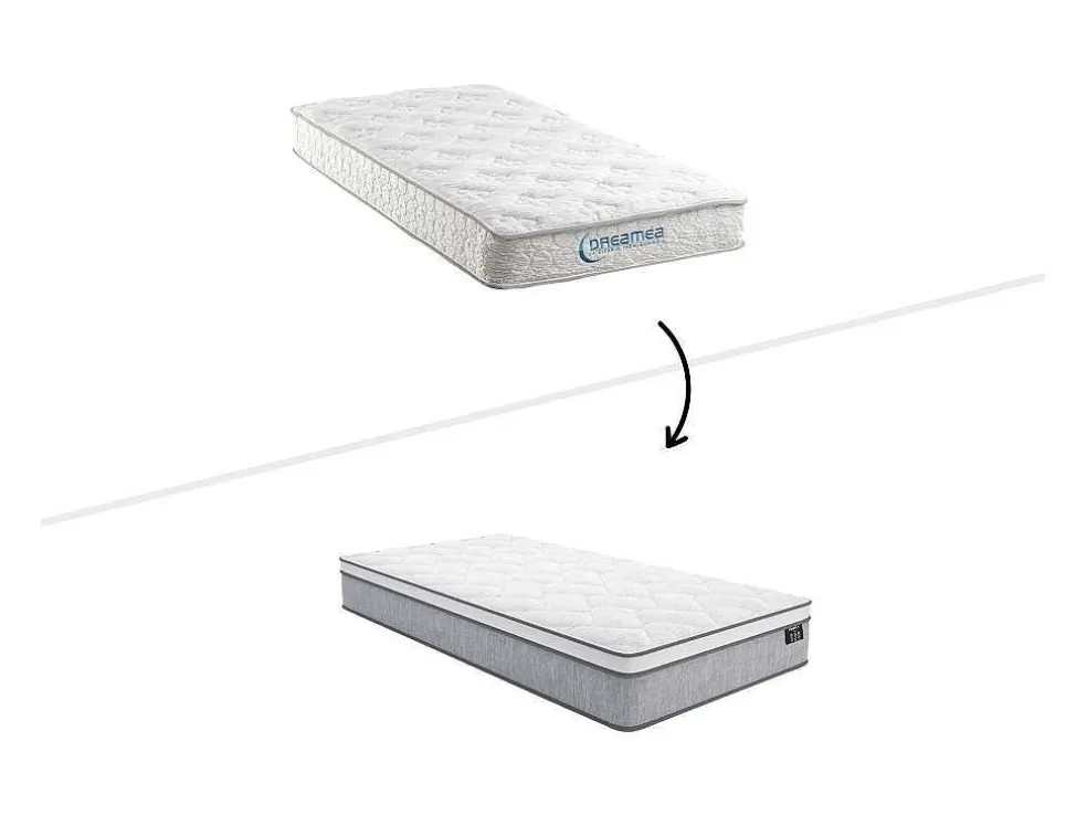 Cheap Matras 90X 190Cm Met Pocketveren 22Cm Dik - Senerite Van Ysmee Eenpersoons Matras