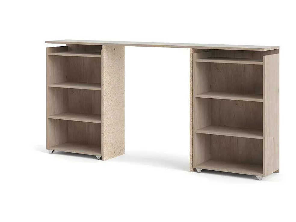 Store Nada Hoofdbord 160 Cm 4 Planken Hickory Decor. Hoofdeinde En Brugkast