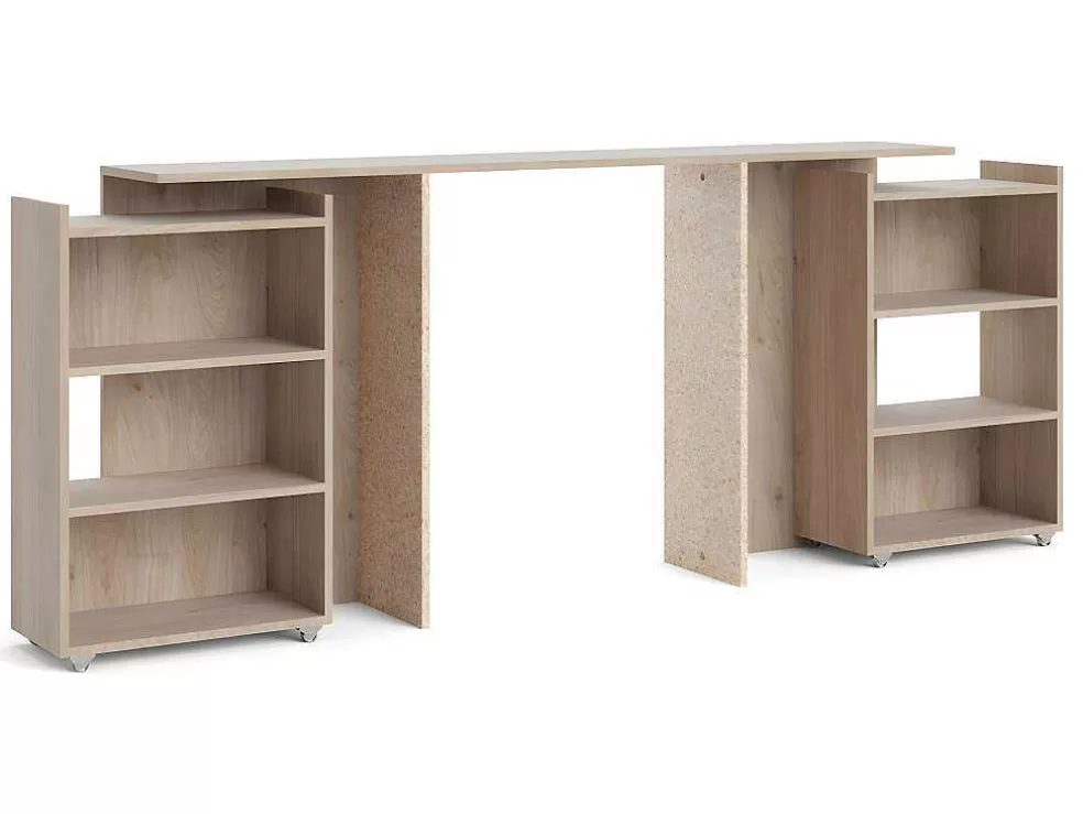 Store Nada Hoofdbord 160 Cm 4 Planken Hickory Decor. Hoofdeinde En Brugkast