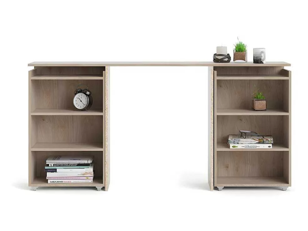 Store Nada Hoofdbord 160 Cm 4 Planken Hickory Decor. Hoofdeinde En Brugkast