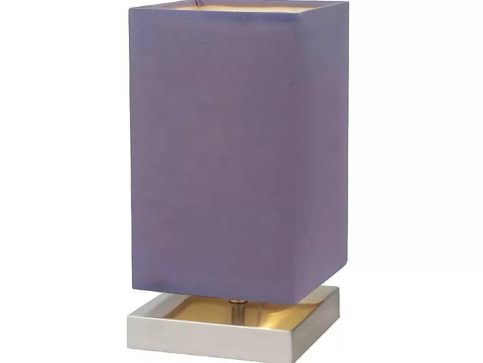 Hot Nanga Tafellamp, Violet, Satijn, 12X12X25 Cm, Lamp