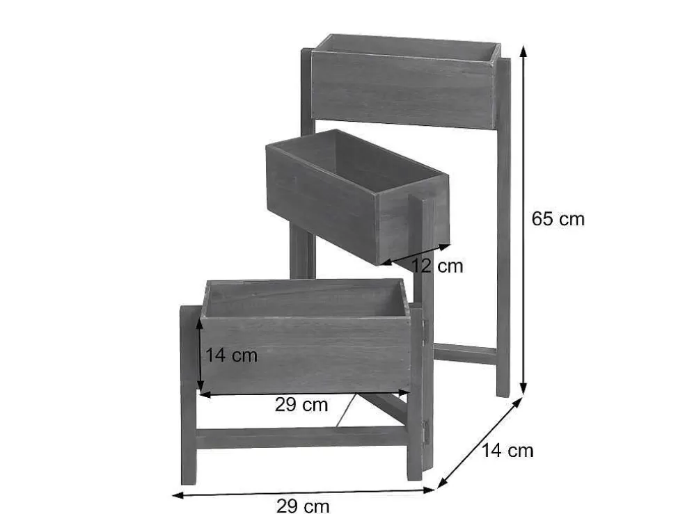Shop Plantenrek Staand Rek, Bruin Tuinopslag