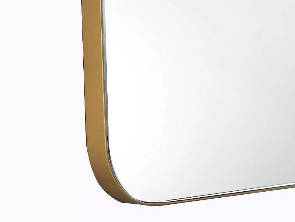 Cheap Rechthoekige Badkamerspiegel Met Gouden Contour - 50 X 80 Cm - Demetria Accessoires & Spiegels