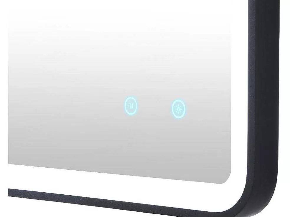 Cheap Rechthoekige Badkamerspiegel Met Verlichting - 50 X 80 Cm Limorico Accessoires & Spiegels