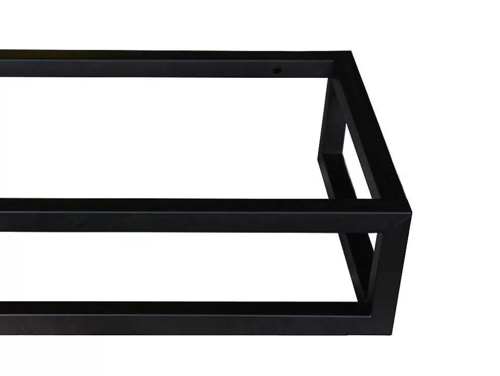 Sale Rechthoekige Hangende Wastafel Met Drager - L40 X B22 Cm - Uchami Muurkast Badkamer