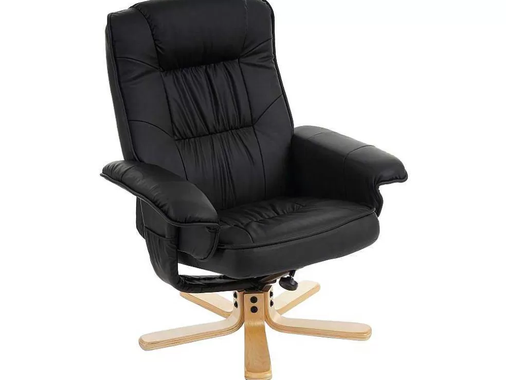 Shop Relax Fauteuil H56, Zwart Fauteuil Kunstleer