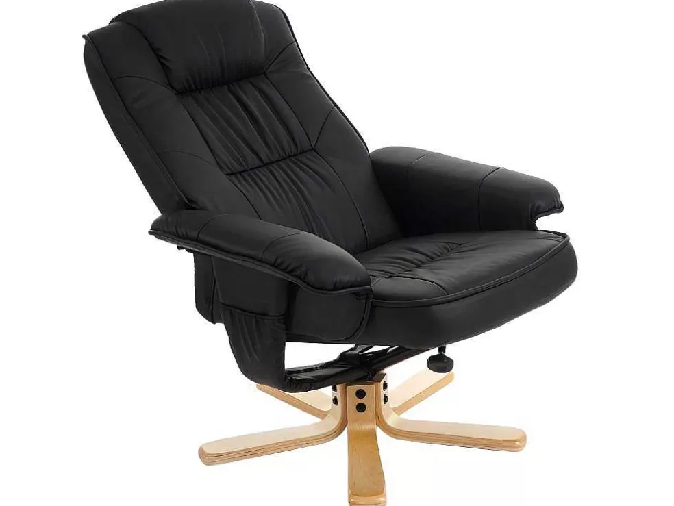 Shop Relax Fauteuil H56, Zwart Fauteuil Kunstleer