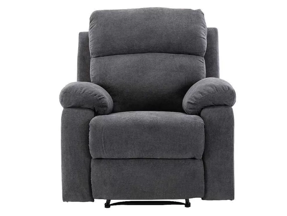 Clearance Relaxfauteuil Van Stof Tolzano - Antraciet Relaxfauteuil