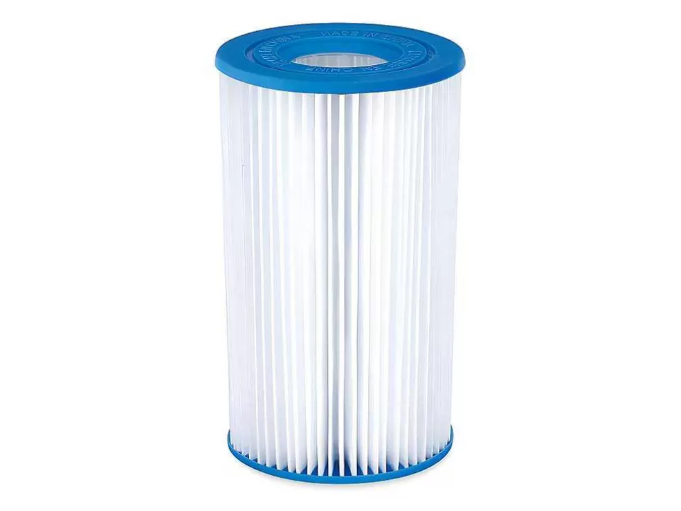 Discount Rond Buisvormig Zwembad Met Cartridge Filterpomp - D457 X H122 Cm - Blauw - Lacanau Zwembad