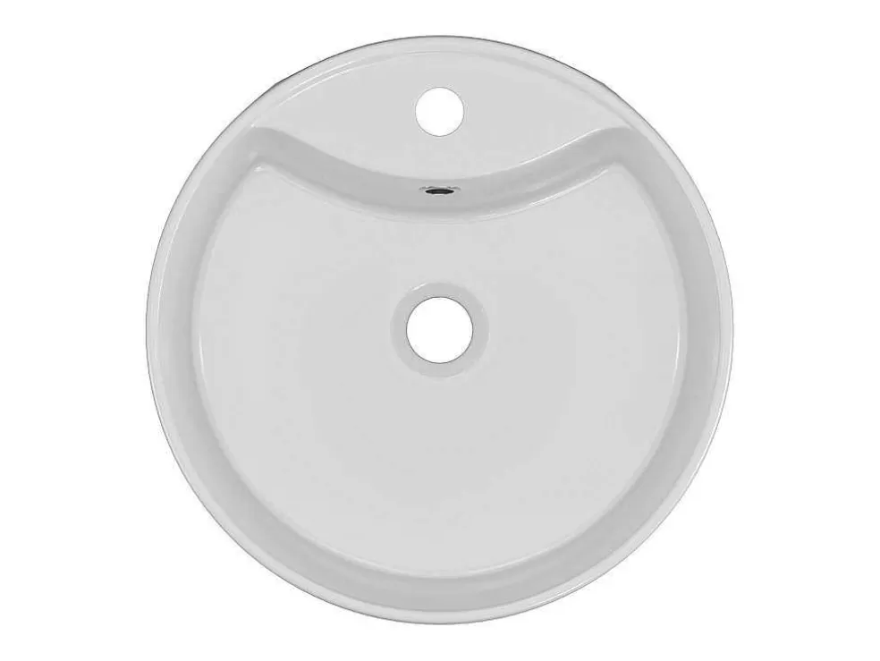 Best Sale Ronde Wastafel Om Neer Te Zetten Van Wit Keramiek - 40 Cm - Darini Wastafel