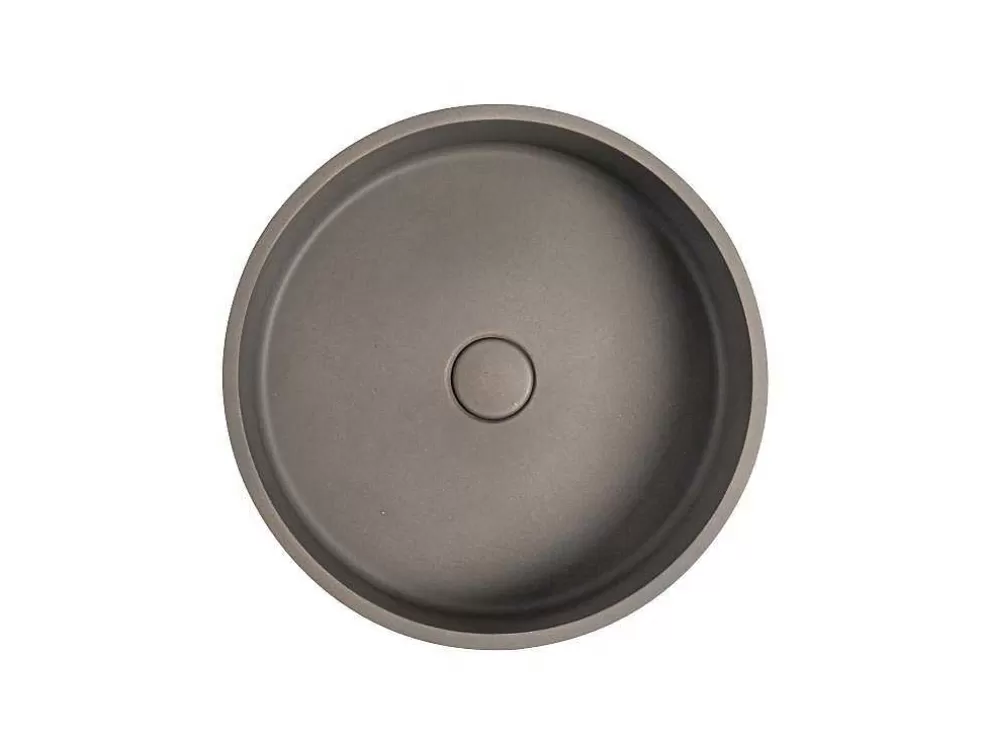 Cheap Ronde Wastafel Om Te Plaatsen Van Beton - 39 Cm - Dukat Wastafel