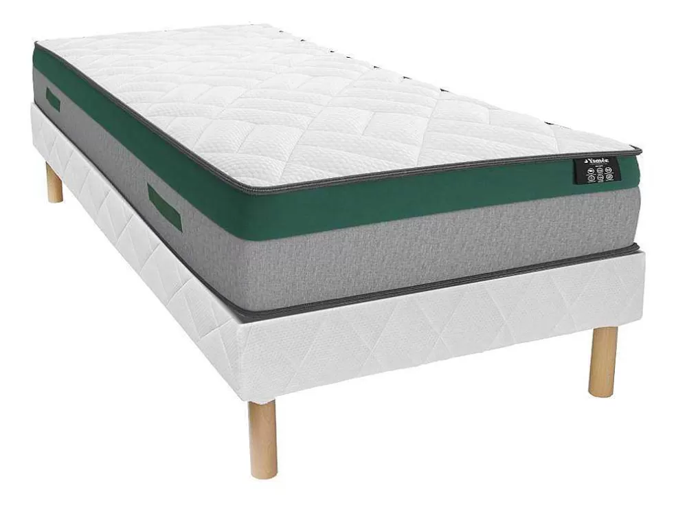 Fashion Set Bedbodem + Matras Met Pocketveren Prestige Van Ysmee - 90 X 200 Cm Set Matras En Lattenbodem