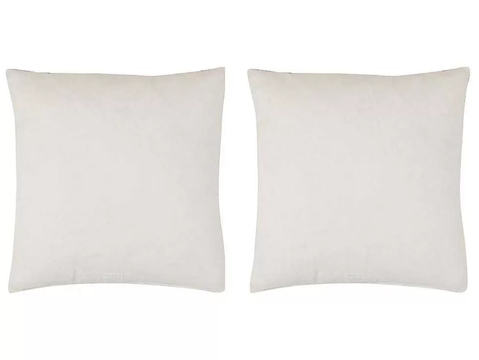 Discount Set Van 2 Katoenen Kussens Met Bloemmotief - 45 X 45 Cm - Veelkleurig - Bariola Tuindecoratie