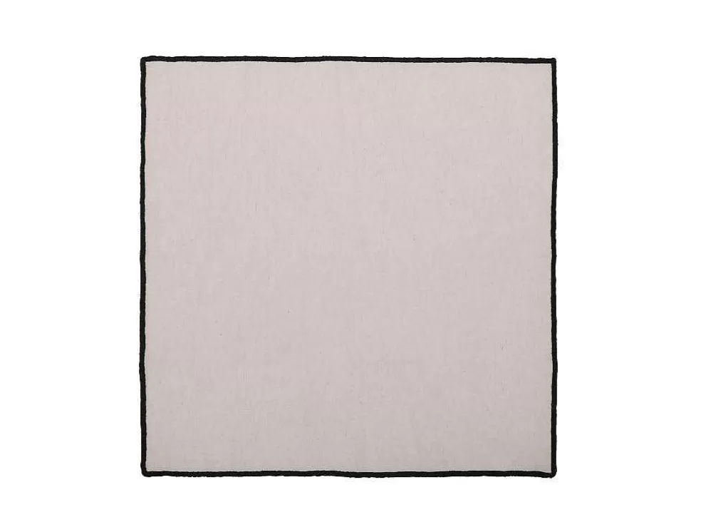 Hot Set Van 4 Servetten Van Katoen En Linnen - 45 X 45 Cm - Taupegrijs - Borina Textiel Voor Eettafel