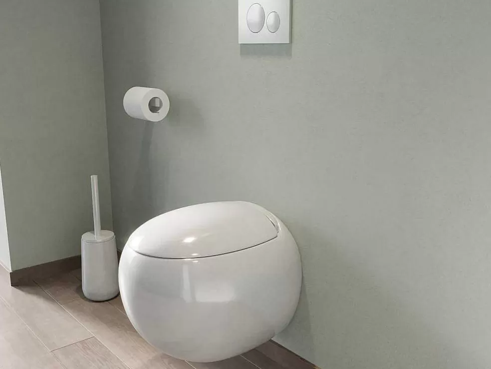 Shop Set Voor Hang-Wc Van Wit Keramiek Met Voorwandsysteem En Bedieningsplaat - Huro Ii Hangend Toilet