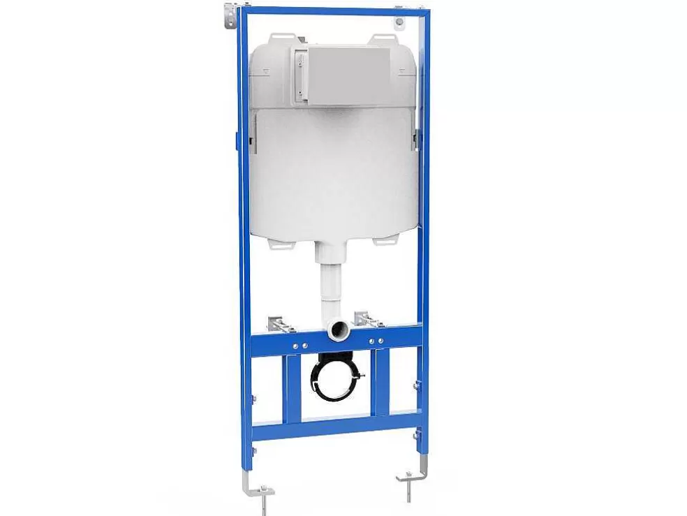 Shop Set Voor Hang-Wc Van Wit Keramiek Met Voorwandsysteem En Bedieningsplaat - Huro Ii Hangend Toilet