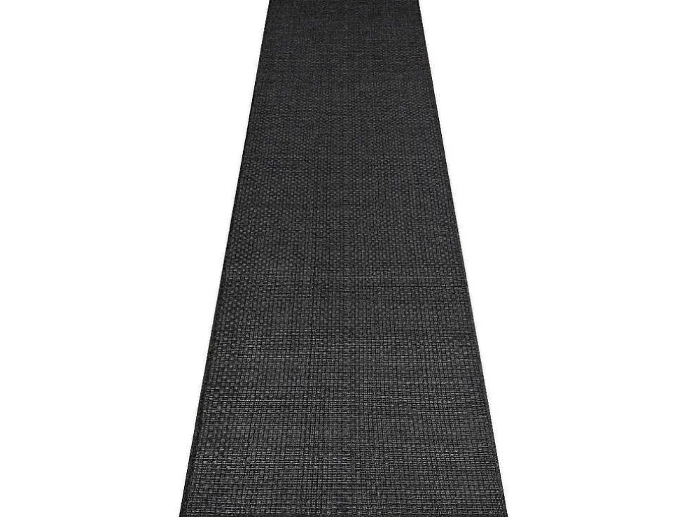 Cheap Sisal Tapijt, Loper Timo 0000 Buitenshuis Zwart 70X250 Cm Tapijt Voor Buiten