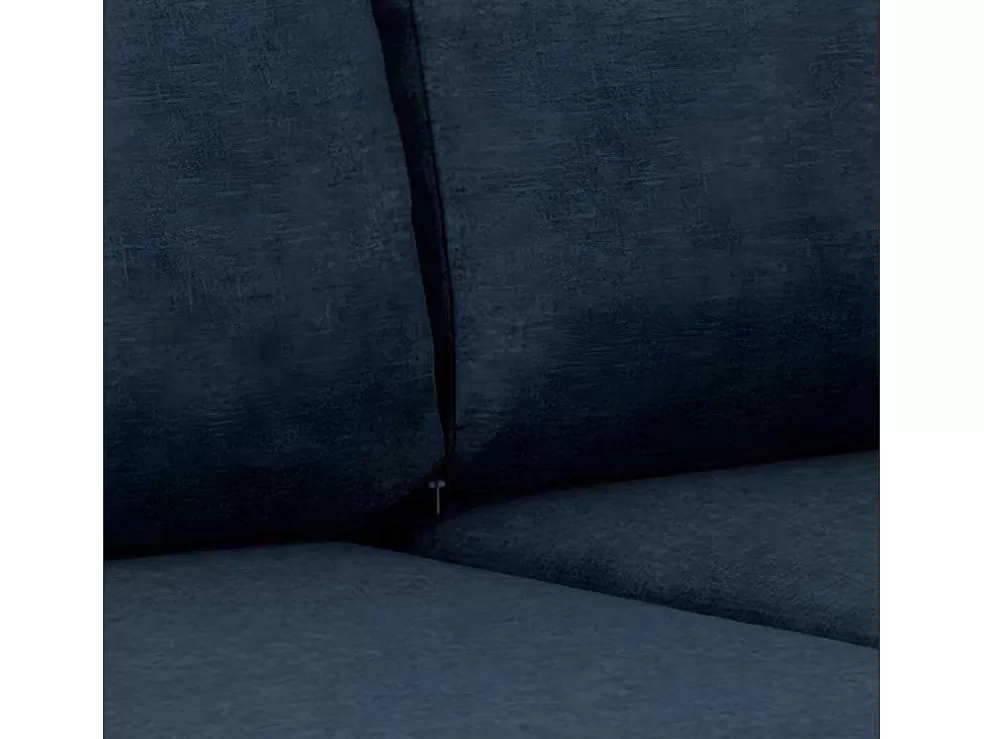 Shop Stan Slaapbank, Hoek Rechts Met Chaise Longue Links, In Blauw. Stoffen Zitbank