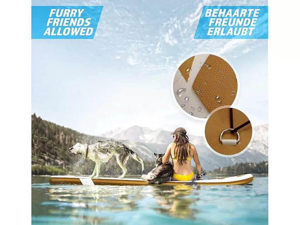 Cheap Sup Board Gold Ra 366 Cm - Goud - Incl. Accessoires Watersport