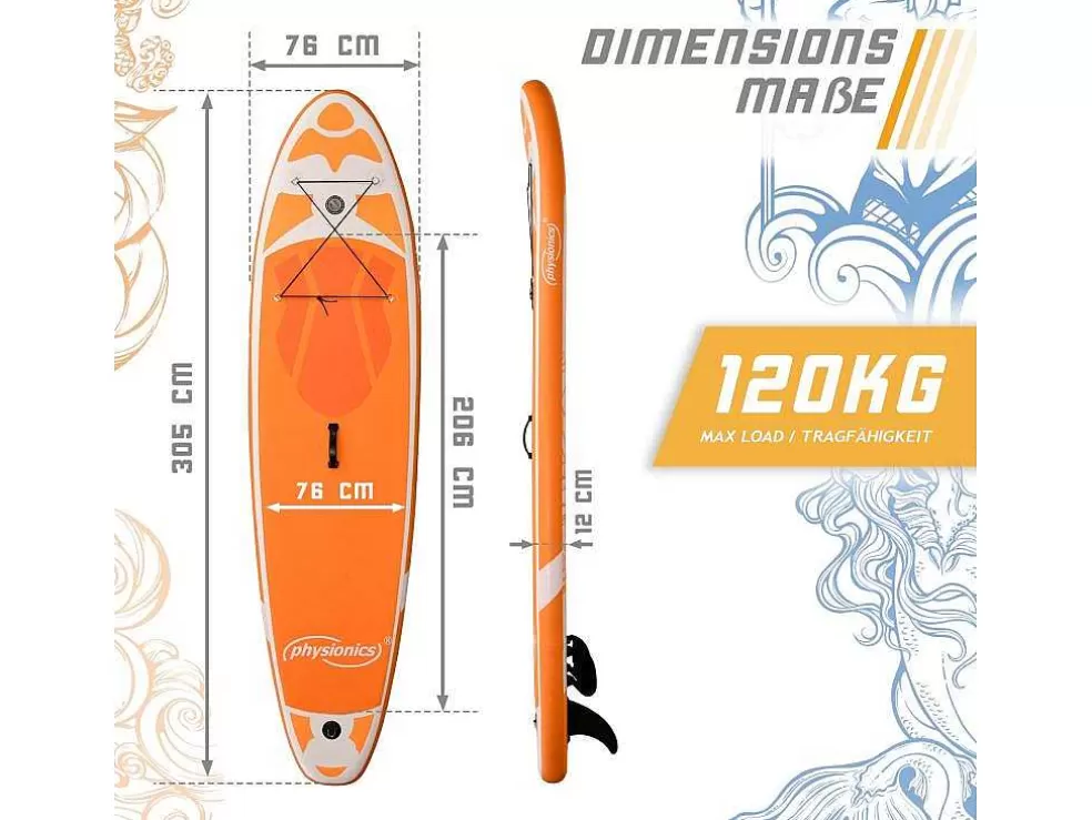 Cheap Sup Board Kraken 305 Cm - Oranje - Incl. Accessoires Watersport