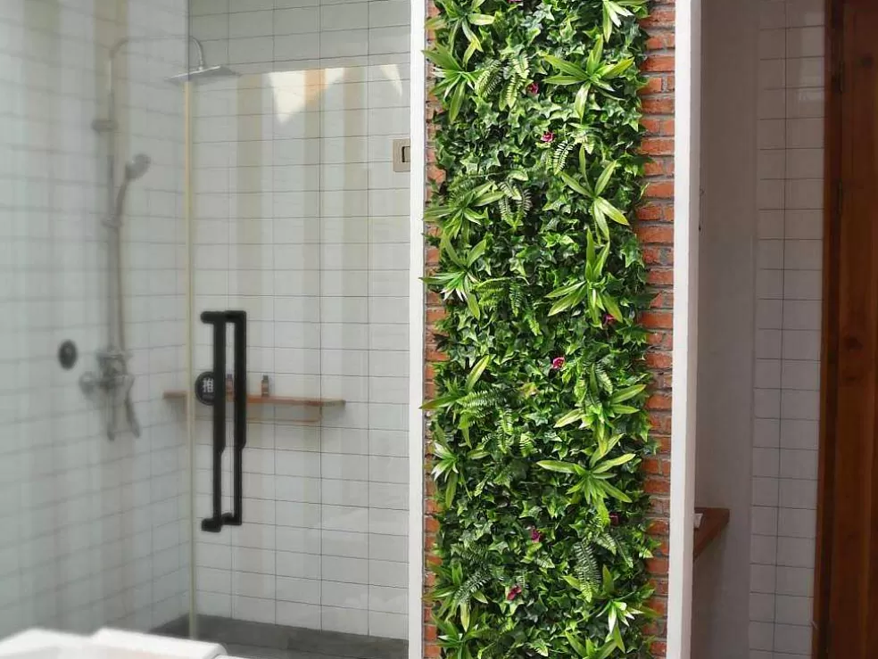 Best Sale Synthetische Groene Begroeide Muur - Pakket Van 3M - Ikaz Plantenwand