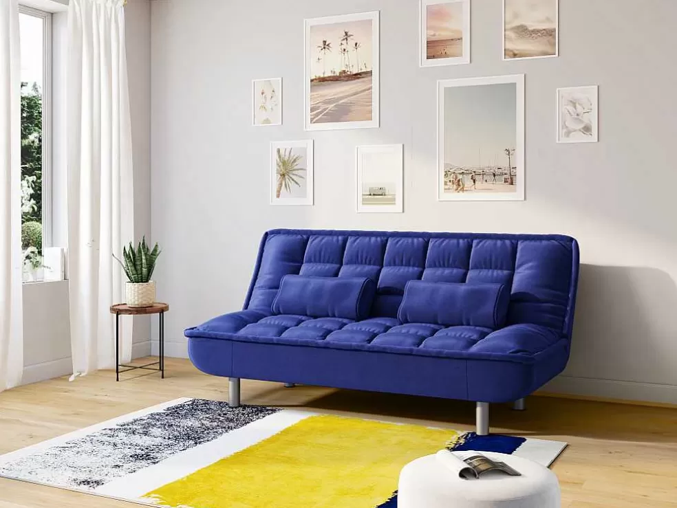 Online Tapijt Camden - Polyester - 120 X 170 Cm - Mosterdkleur, Marineblauw, Grijs Klein Tapijt