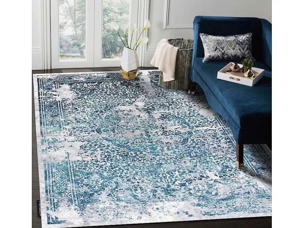 Best Tapijt De Luxe Modern 2082 Ornament Vintage Gewreven - Structureel Cr 120X170 Cm Klein Tapijt