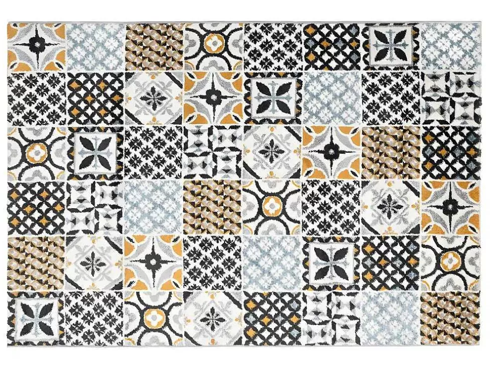 Best Tapijt Met Vloertegeleffect Ornico - 120 X 170 Cm - Meerkleurig Klein Tapijt