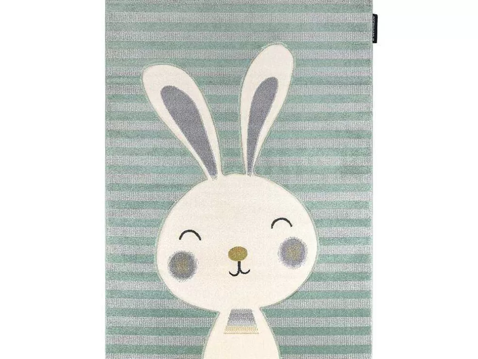 Cheap Tapijt Petit Rabbit Konijn , Konijntje Groen 140X190 Cm Kindervloerkleed