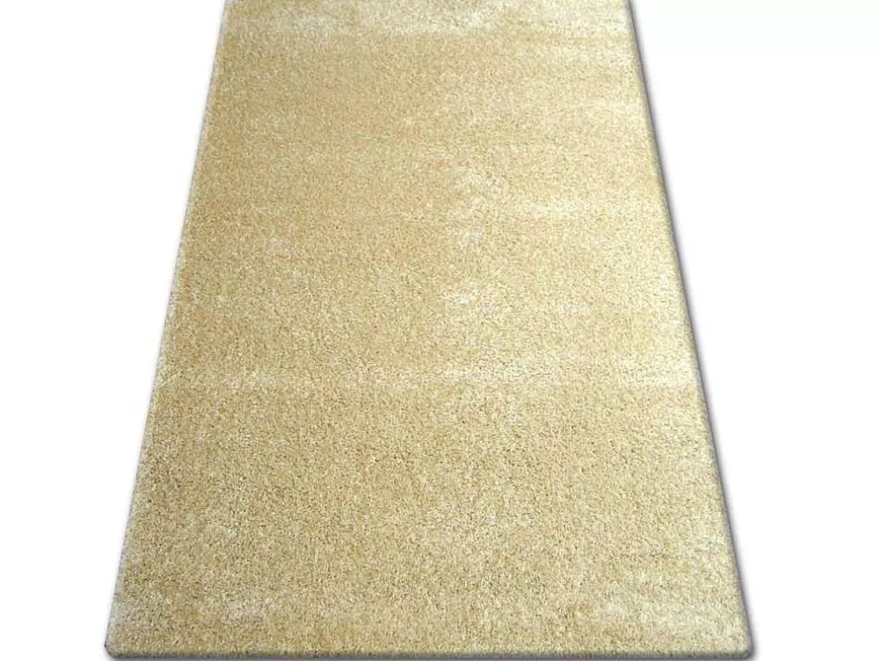 Discount Tapijt Shaggy Narin P901 Knoflook Goud 120X170 Cm Tapijt Hoogpolig