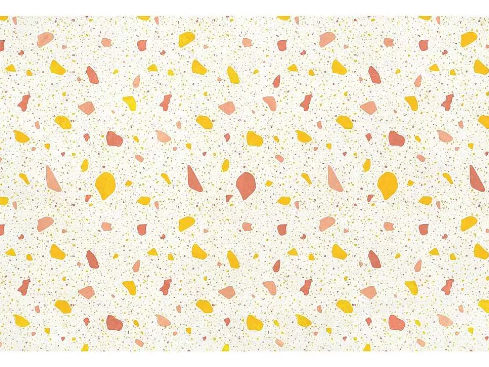 Cheap Tapijt Van Vinyl Met Terrazzo-Effect - 120 X 180 Cm - Meerdere Kleuren - Stonya Woonkamertapijt