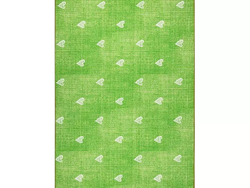 Cheap Tapijt Voor Kinderen Hearts Jeans Gewreven Harten, Kinderen - Groen 300X450 Cm Kindervloerkleed