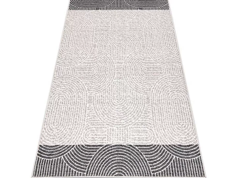New Tapijt Wol Angel 7901 / 52022 Geometrisch Beige / Grijs 200X300 Cm Kindervloerkleed