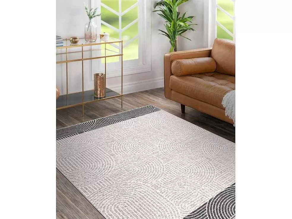 New Tapijt Wol Angel 7901 / 52022 Geometrisch Beige / Grijs 200X300 Cm Kindervloerkleed