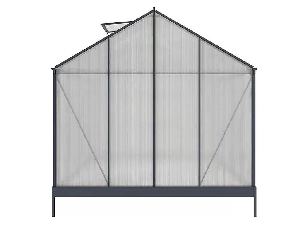 Best Tuinserre Corolle Ii 9 M Van Polycarbonaat - Antraciet Tuinkas
