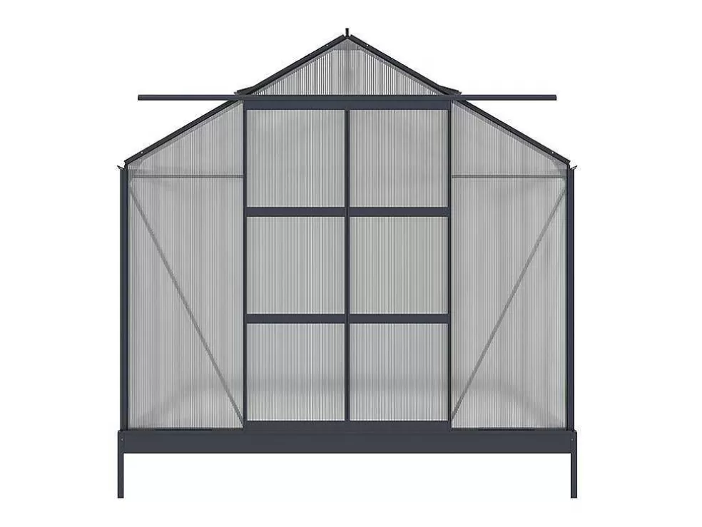 Shop Tuinserre Van Polycarbonaat Anissa Met Basis - 5,9 M - Antraciet Tuinkas