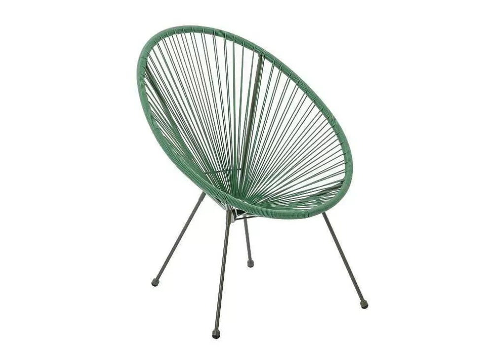 Flash Sale Tuinzithoek Van Gevlochten Harsdraden: Twee Fauteuils, Een Bank En Een Tafel - Kaki - Alios Iii Van Loungeset