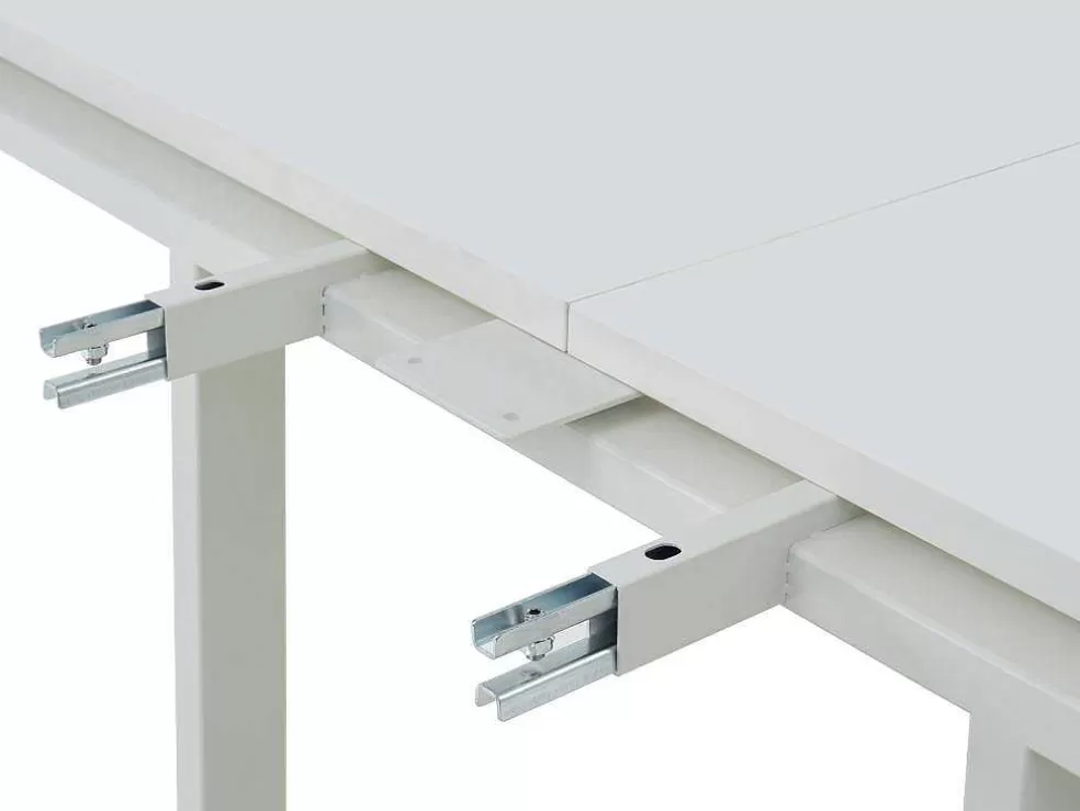 Hot Uitbreiding Voor Bureau Bank 2 Personen - Wit - L140 Cm - Downtown Kantoormeubilair