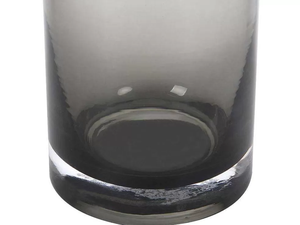 Sale Vaas Van Getint Glas - D16,5 X H25 Cm - Glas - Gerookt Grijs - Valoit Aanbiedingen: Woonaccessoires