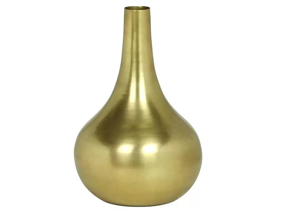 Cheap Vaas Van Goudkleurig Metaal - H30 Cm - Afwerking Van Antiek Messing - Gizeh Decoratieobject Voor Binnen