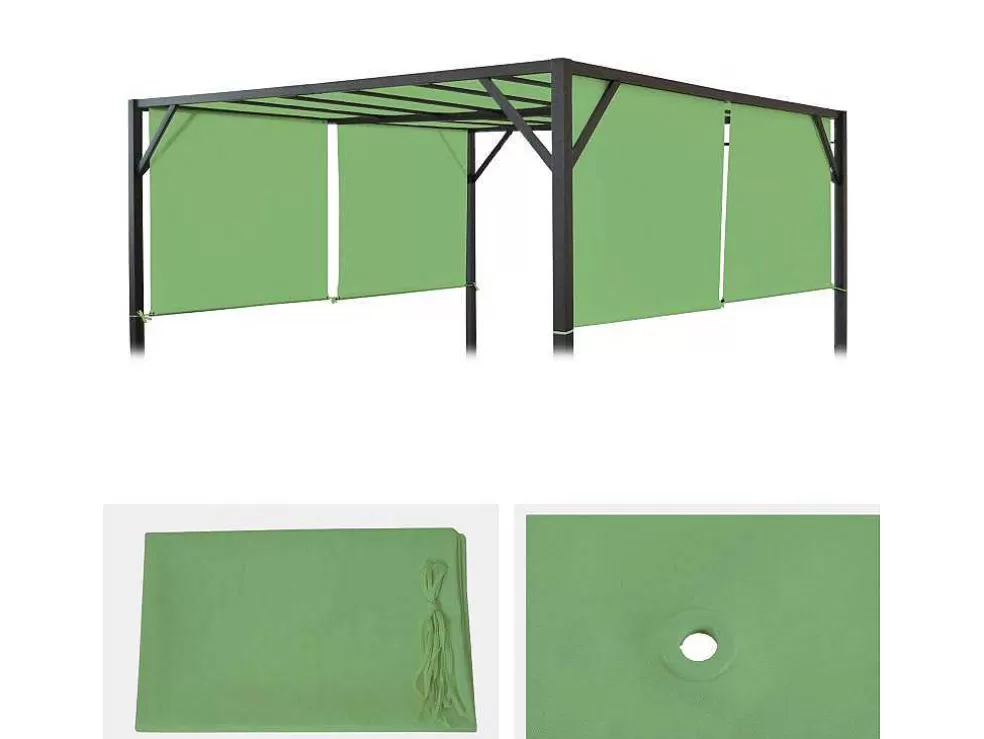 Fashion Vervangen Overkapping Voor Pergola Beja, Groen Prieel, Pergola, Gazebo En Kiosk