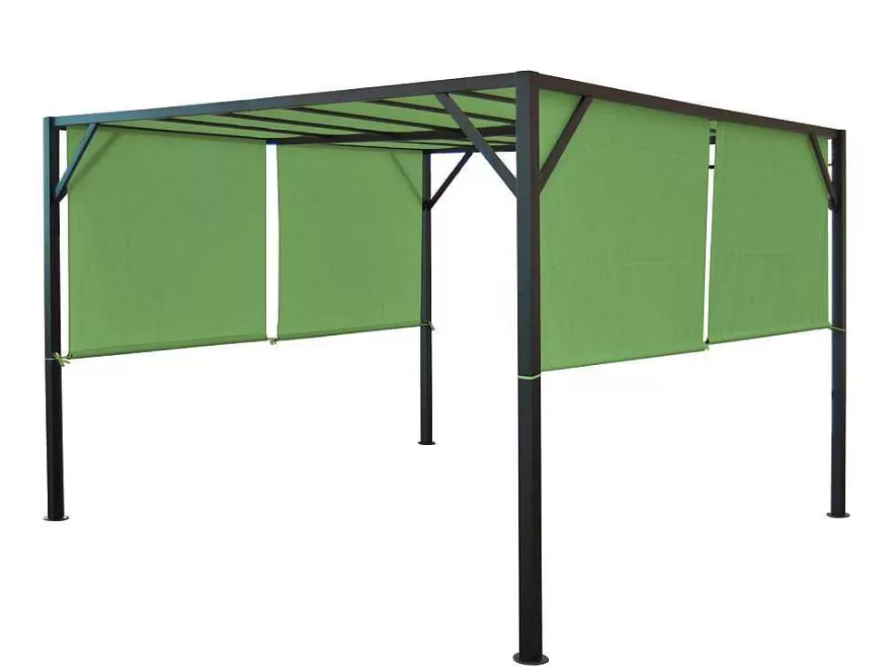 Hot Vervangen Overkapping Voor Pergola Beja, Groen Prieel, Pergola, Gazebo En Kiosk