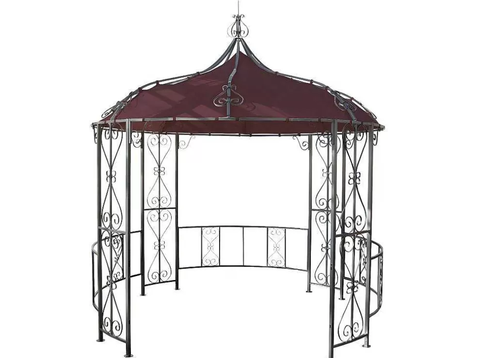 Online Vervangen Overkapping Voor Pergola Cabrera, Roodbruin Prieel, Pergola, Gazebo En Kiosk