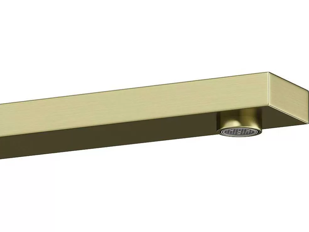 Cheap Vierkante Hoge Mechanische Mengkraan - H29,5 Cm - Goud Met Satijnglans - Vipava Kraan